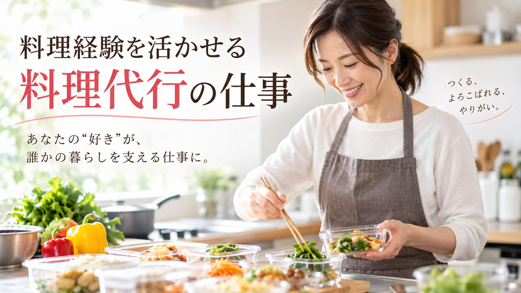 料理代行の仕事を始めるならタスカジ