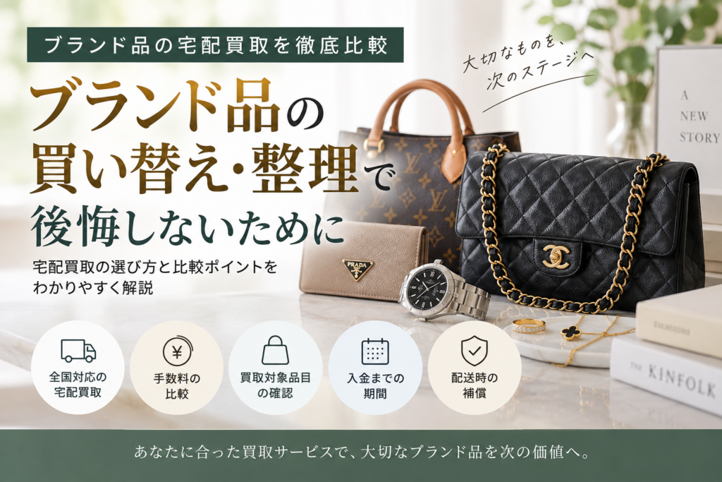ブランド品を売るなら宅配買取