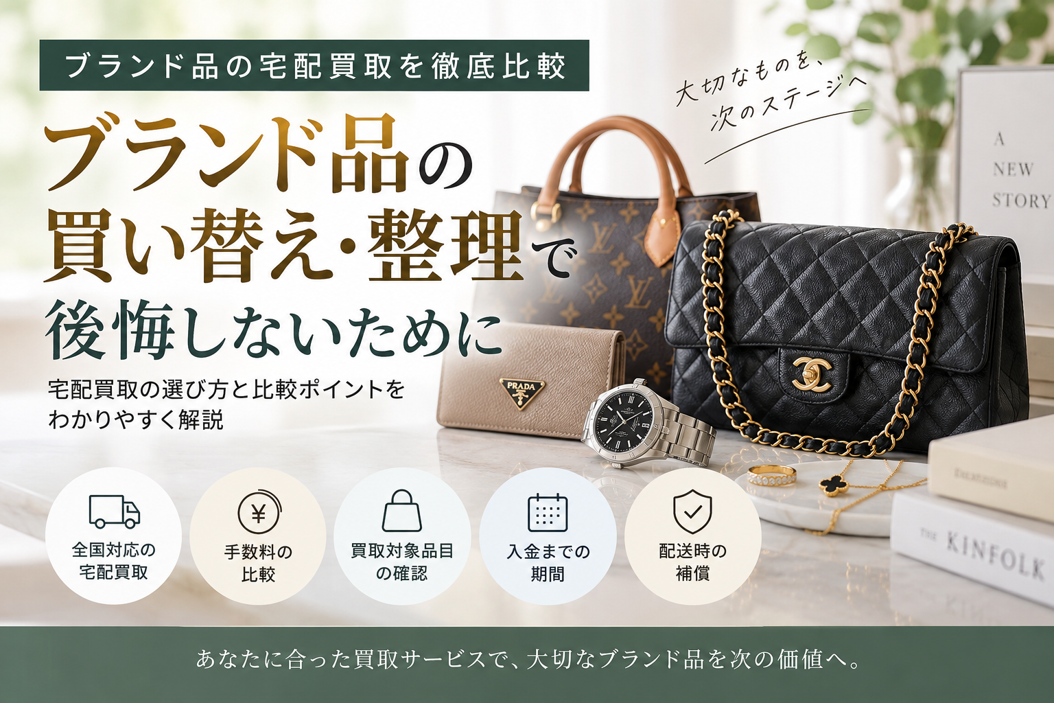 ブランド品を売るなら宅配買取?ブランドオフと他社サービスの特徴・料金を比較