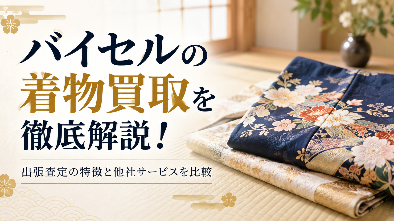バイセルの着物買取を徹底解説!出張査定の特徴と他社サービスを比較