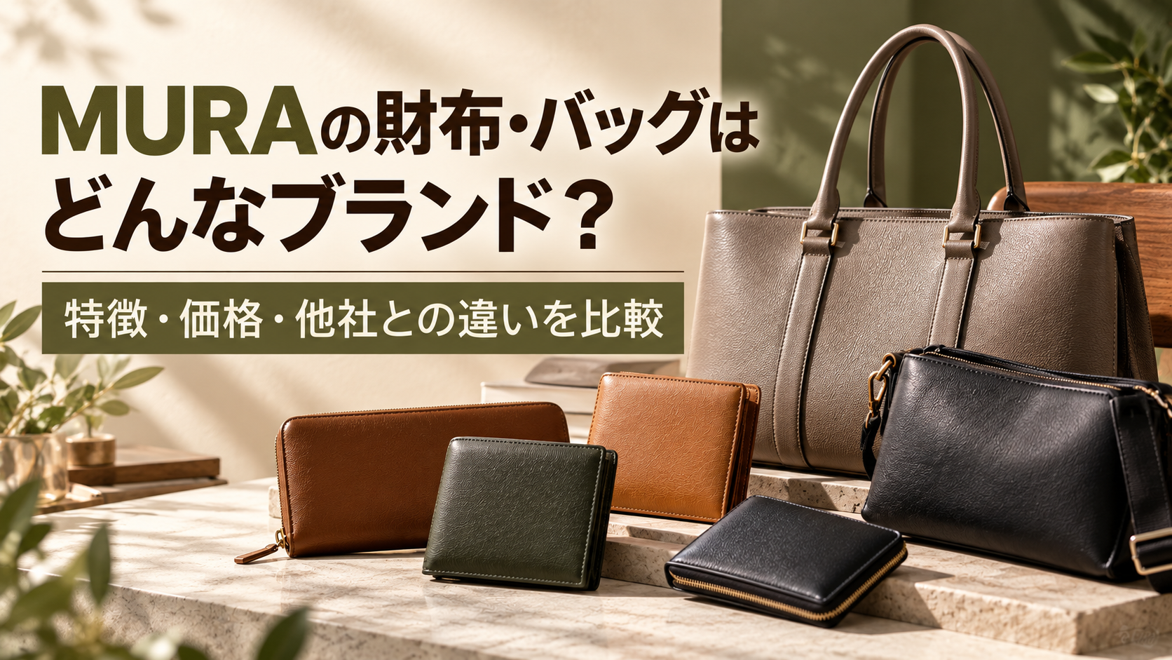 MURAの財布・バッグはどんなブランド?特徴・価格・他社との違いを比較