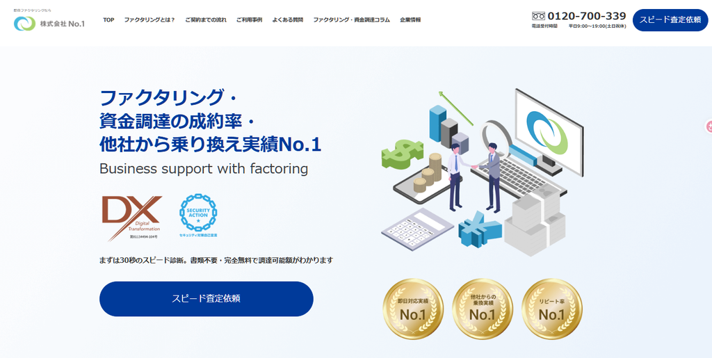 株式会社No.1のファクタリング