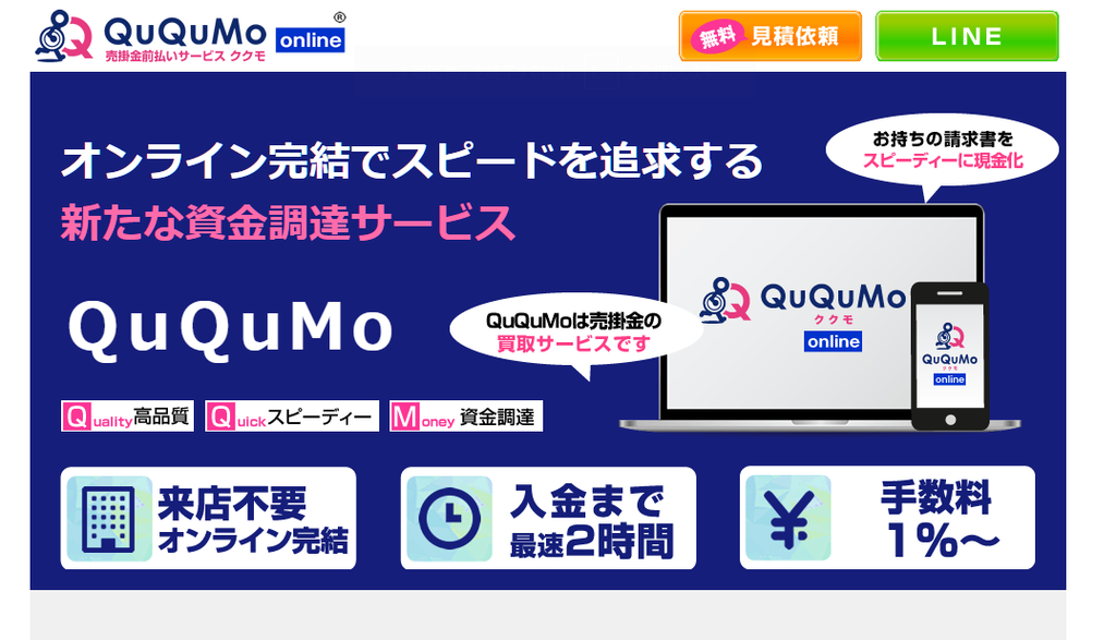 QuQuMoのファクタリング