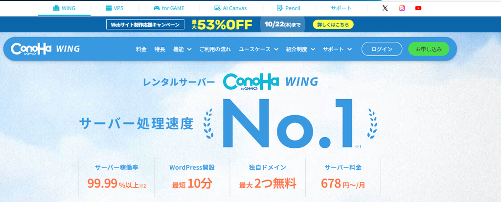 ConoHa WING