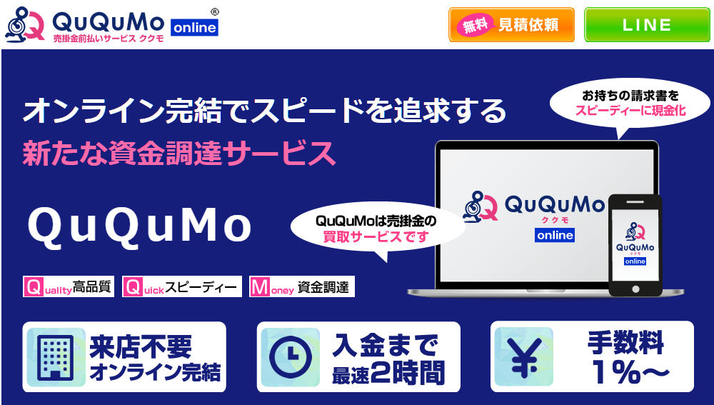 QuQuMoのファクタリングサービスを詳しく解説