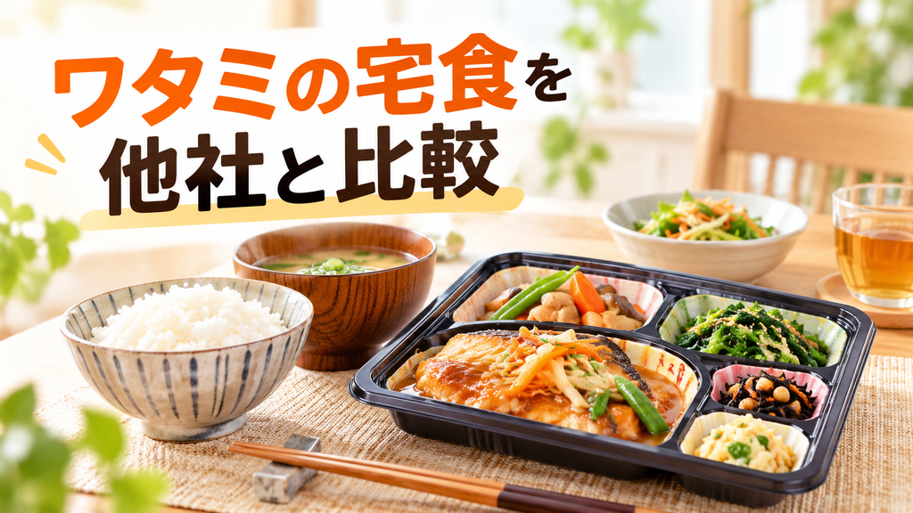 ワタミの宅食と他社比較御膳