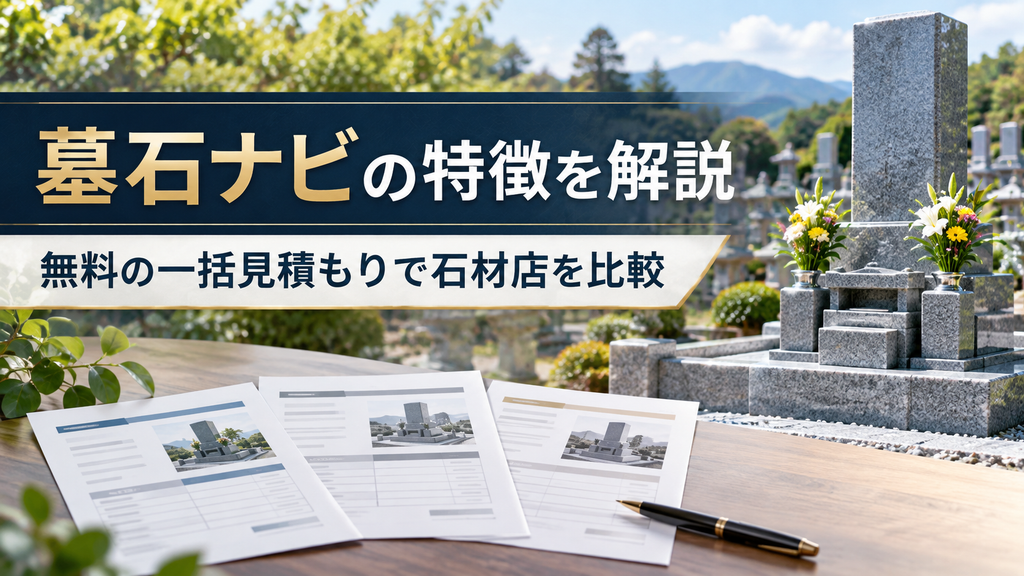 墓石ナビの特徴と見積もり比較