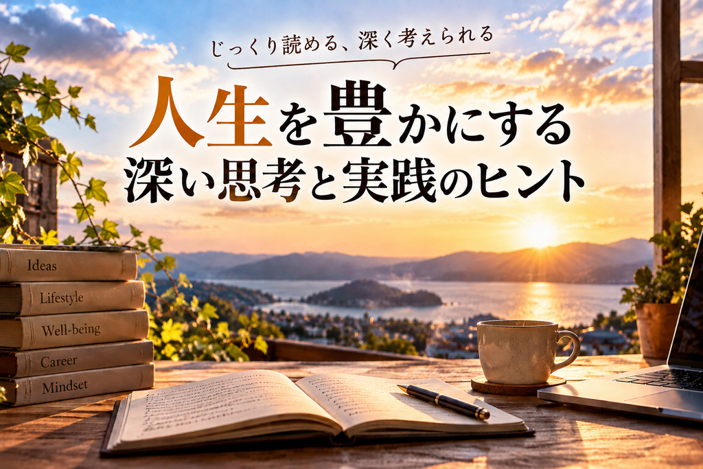 夕暮れに深める思考と暮らし
