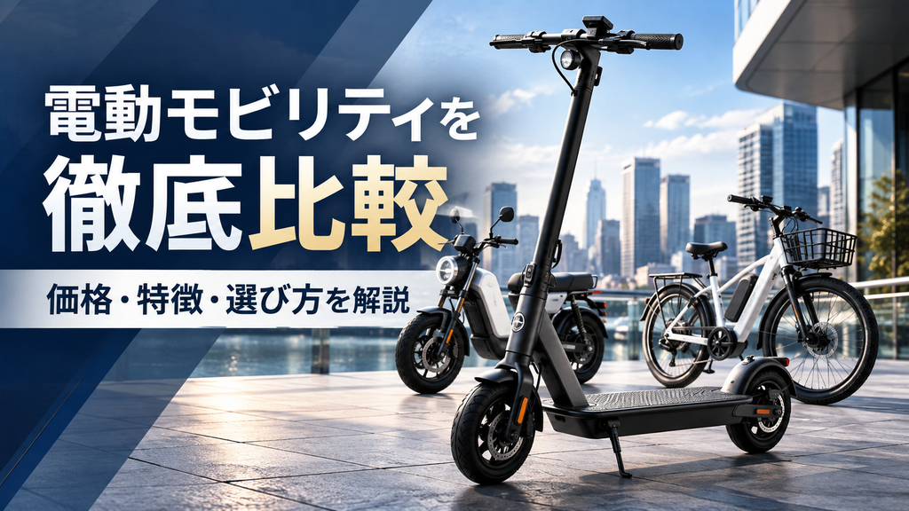 電動モビリティ徹底比較バナー